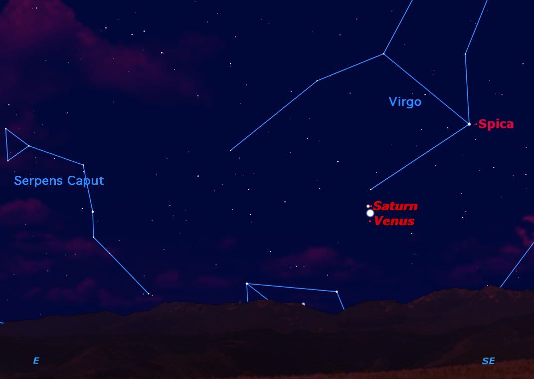 See Venus and Saturn Shine Together Early Tuesday